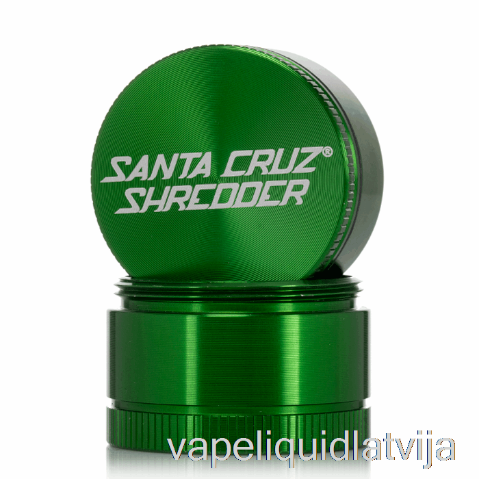 Santa Cruz Smalcinātājs 1,6 collu Mazs Trīsdaļīgs Dzirnaviņas Zaļš (40mm) Vape šķidrums